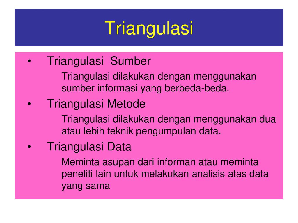 Triangulasi Metode: Memperkuat Validitas Penelitian