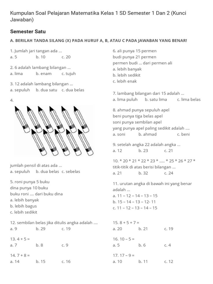 Rahasia Nilai Sempurna 5 Contoh Soal Matematika Kelas 7 Semester 1 Kurikulum Merdeka 2026